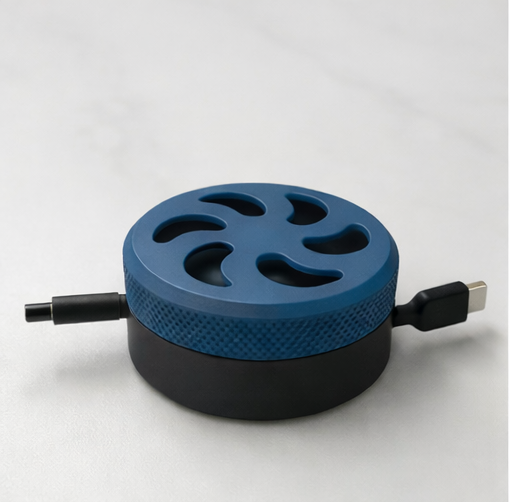 Multi-functional Cable Organizer Box – Smart Retractable Design for Charging Cables & Earphones