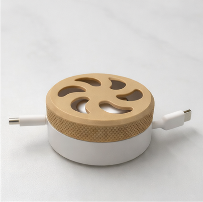 Multi-functional Cable Organizer Box – Smart Retractable Design for Charging Cables & Earphones