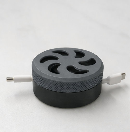 Multi-functional Cable Organizer Box – Smart Retractable Design for Charging Cables & Earphones