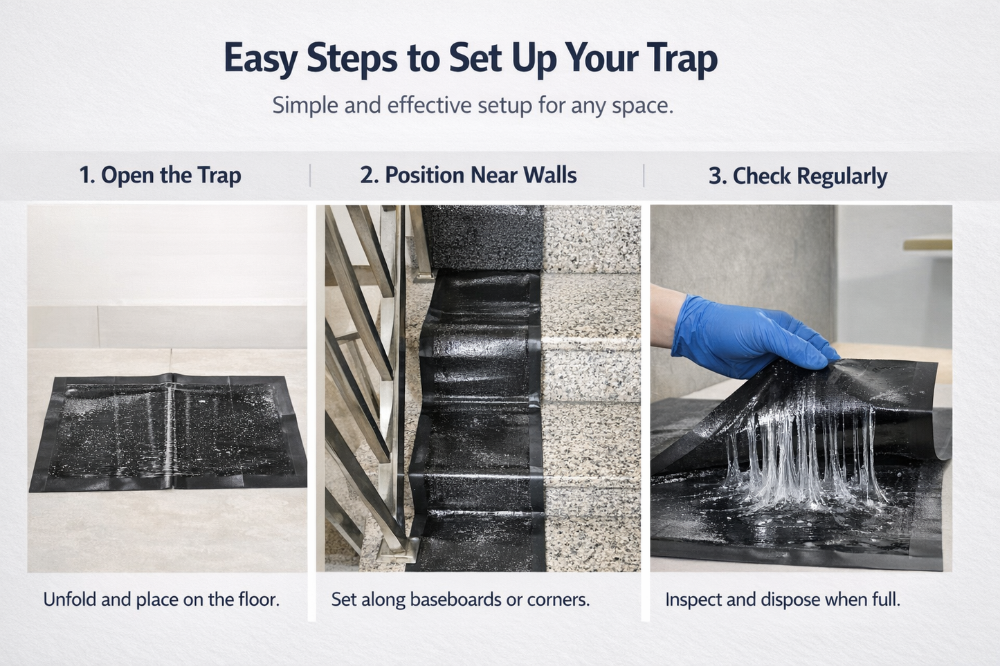 Heavy-Duty Sticky Mouse Trap – Catches Mice Fast & Easy